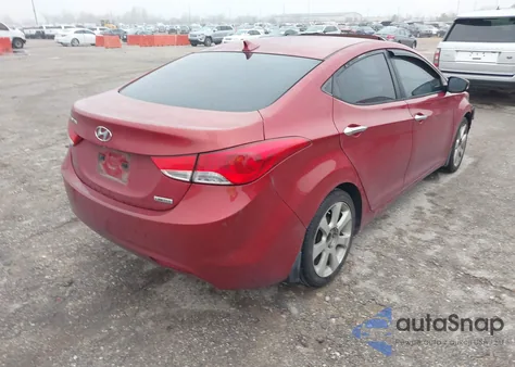 2013 Hyundai Elantra Limited из США, поврежденный, VIN KMHDH4AEXDU520390